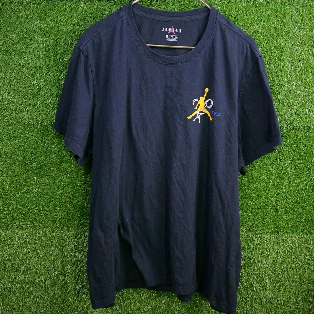 Air Jordan For the Love of the Game Double Sided T-Shirt Black - Men's Size 2XL